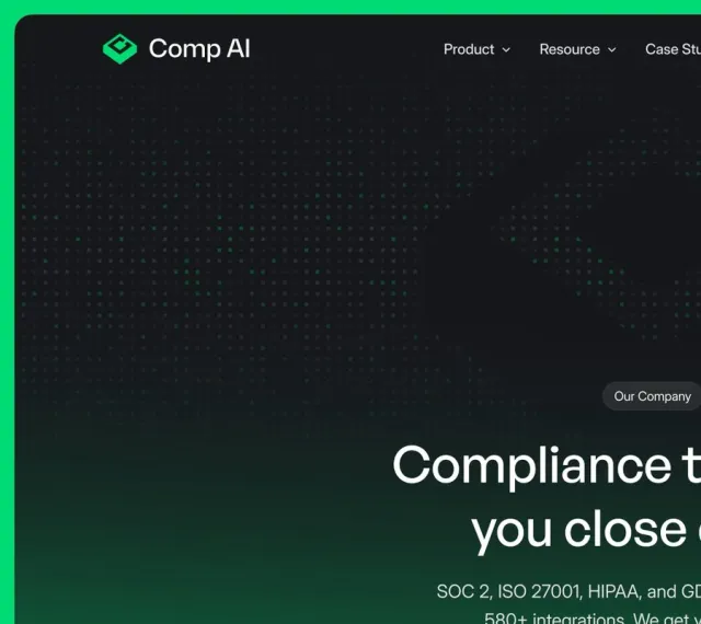 Comp AI: Brand, site and marketing for AI compliance