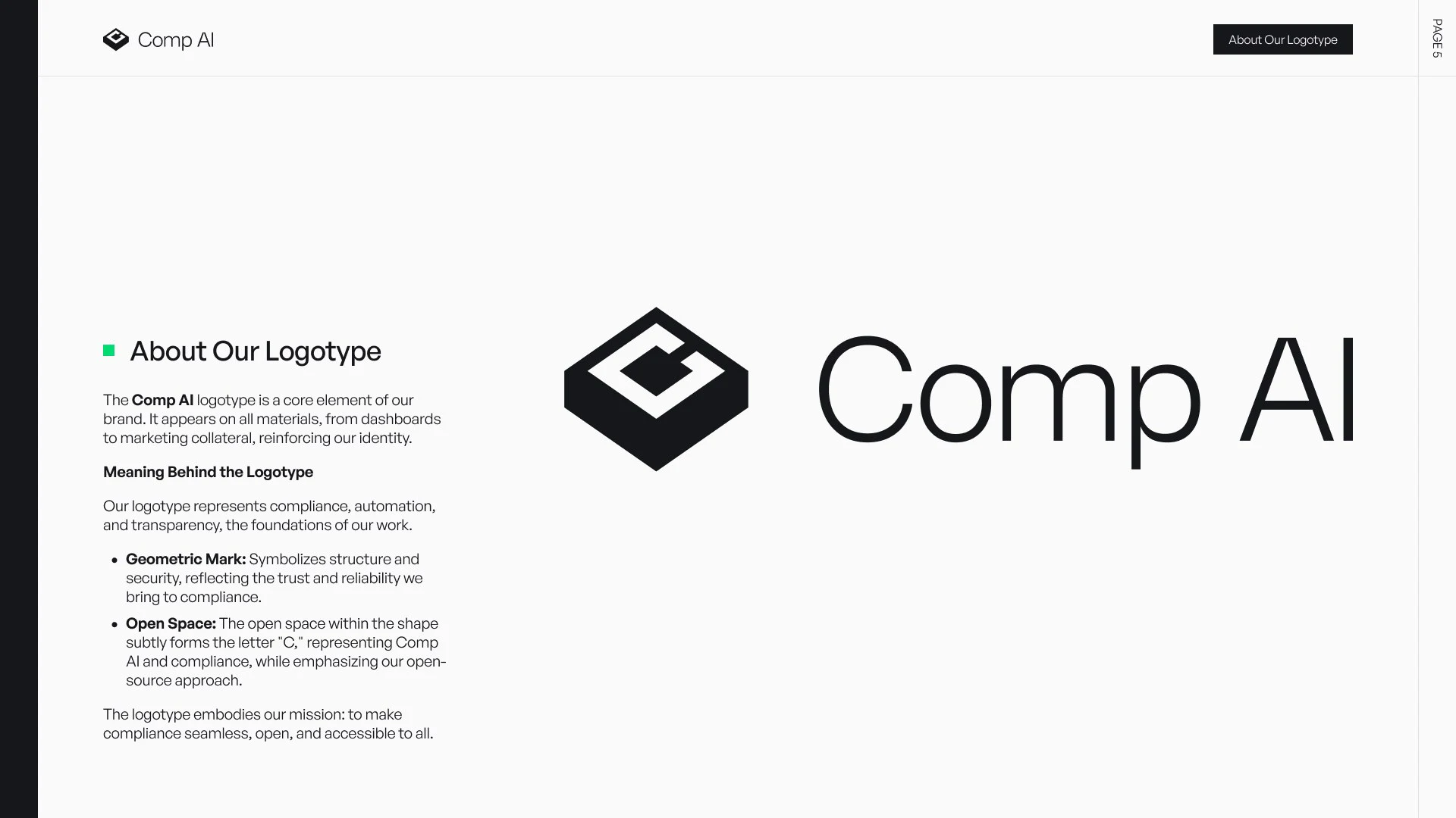 Comp AI: A C inside an open box