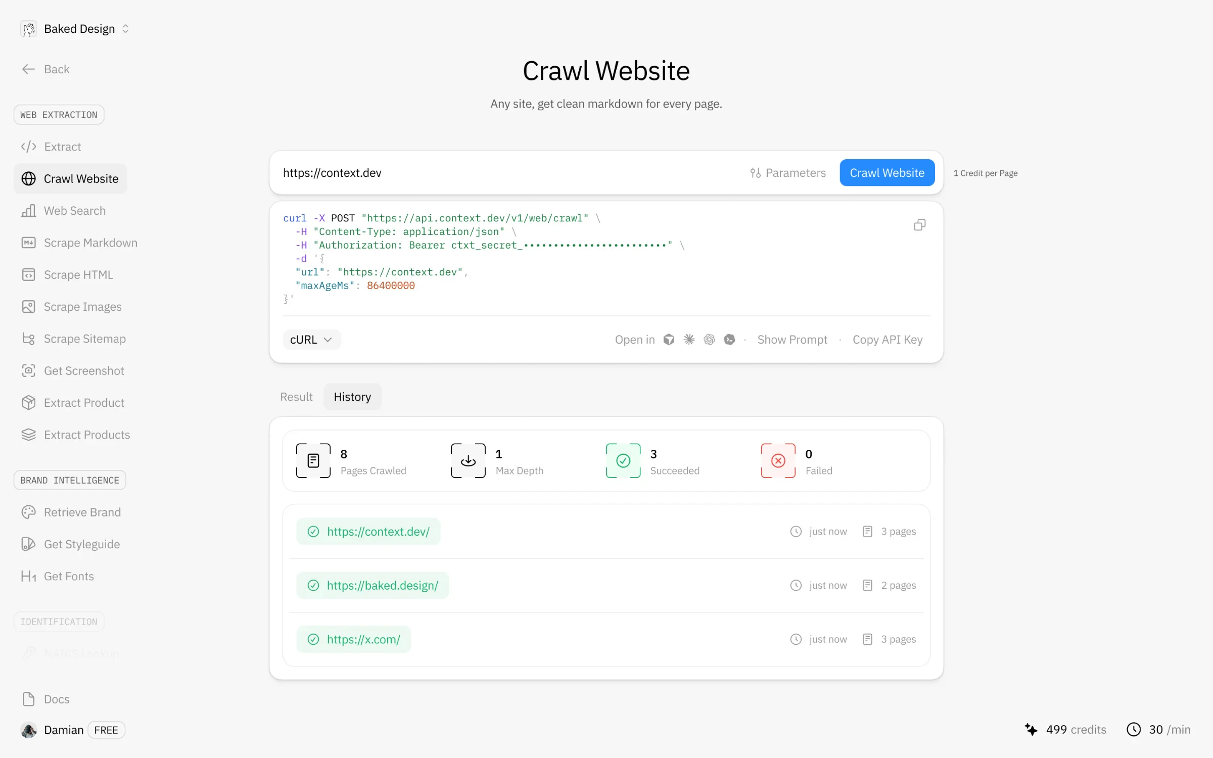 Context Dev: Try every endpoint before you code
