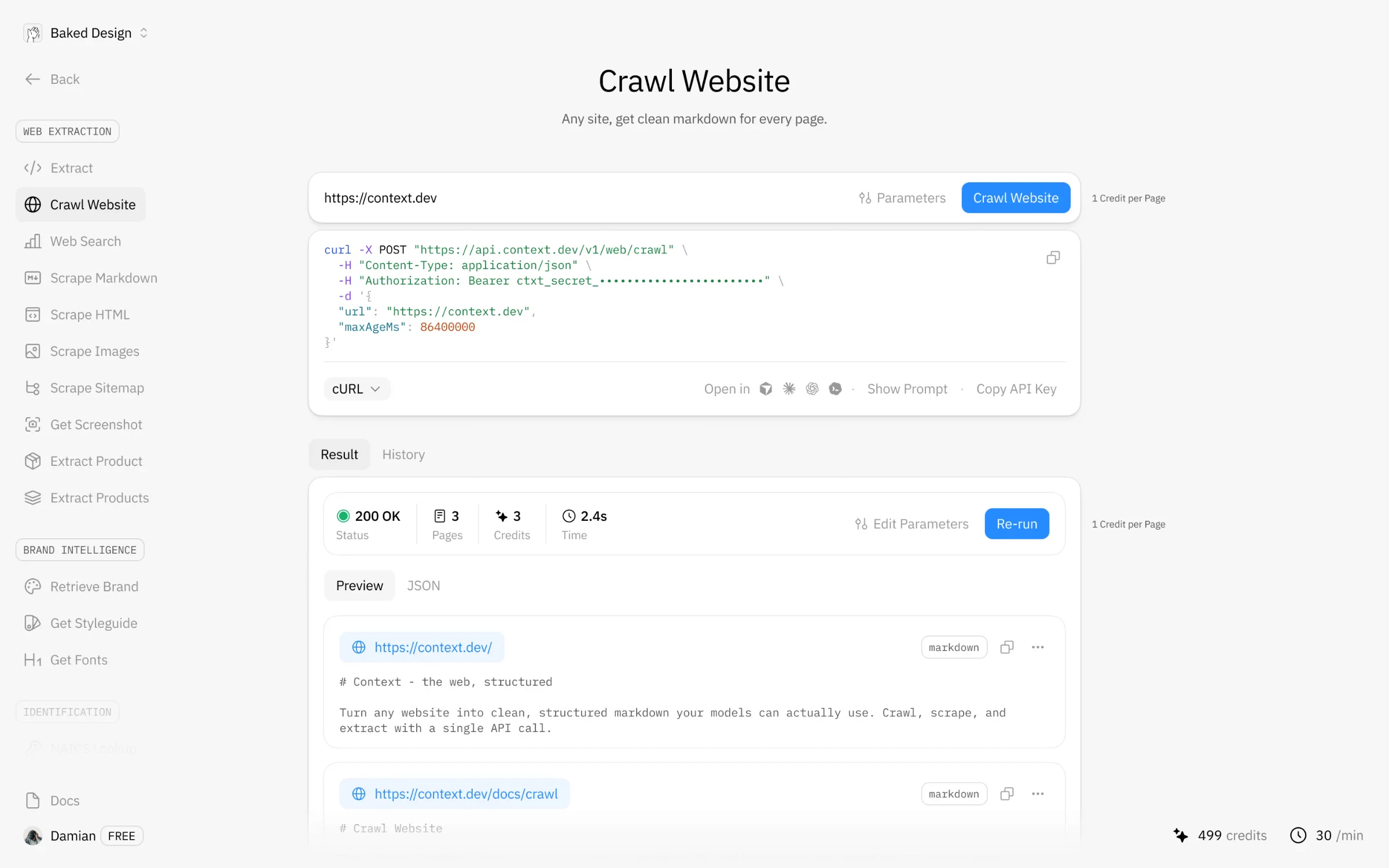 Context Dev: Try every endpoint before you code
