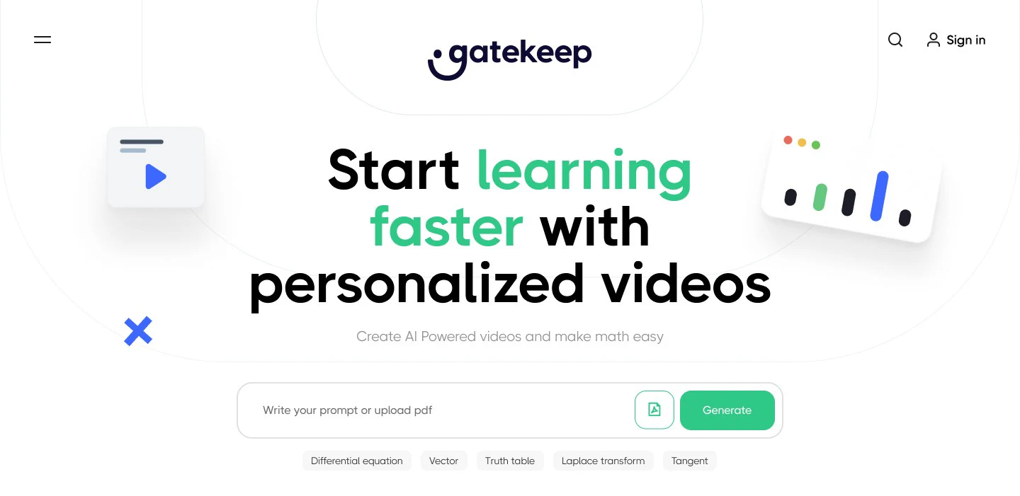 Gatekeep: Ask first, then explore