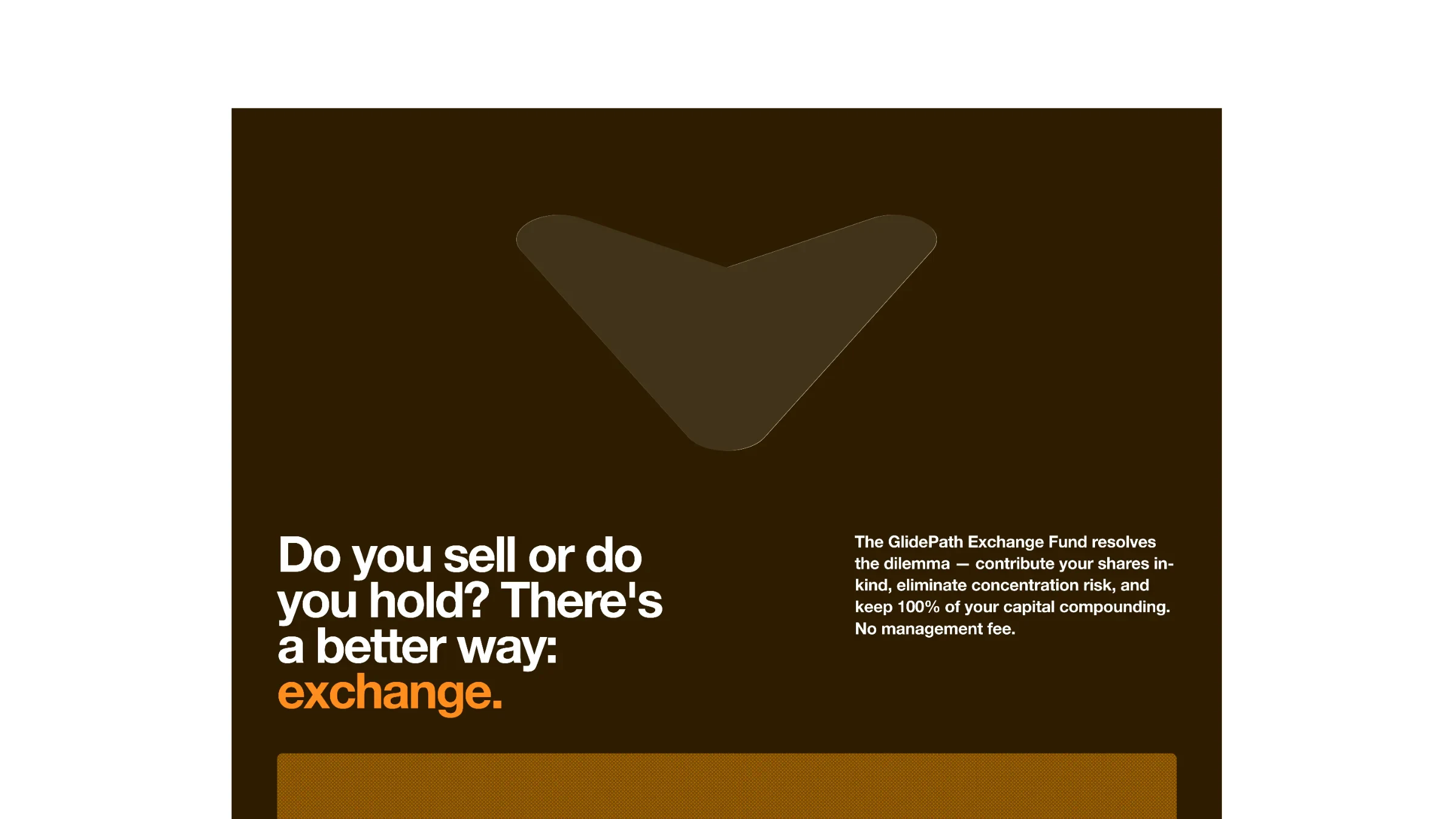 Glidepath: The sell or hold dilemma, answered on one page