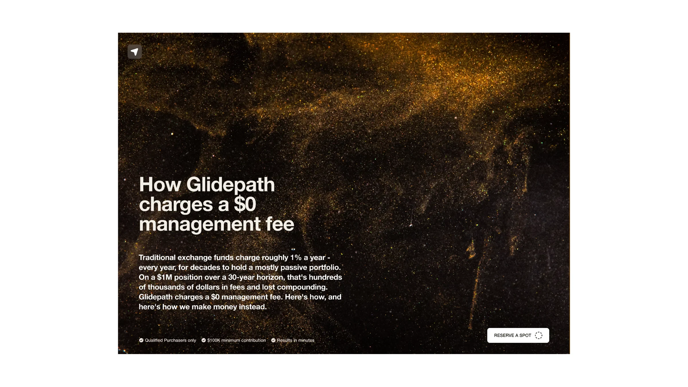 Glidepath: The sell or hold dilemma, answered on one page