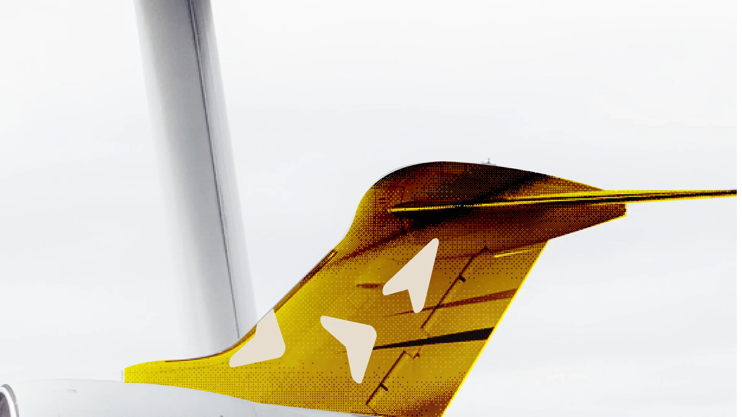 Glidepath: A smooth glide, in brown and gold