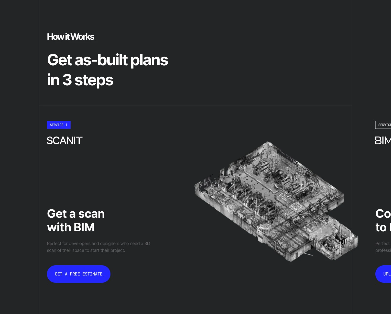 IPX: From building to point cloud to BIM