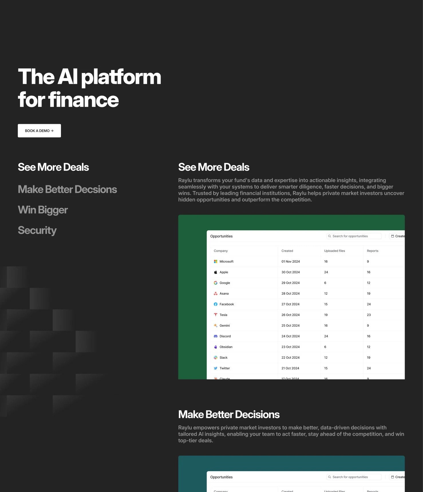 Raylu: Clean, enterprise, and to the point