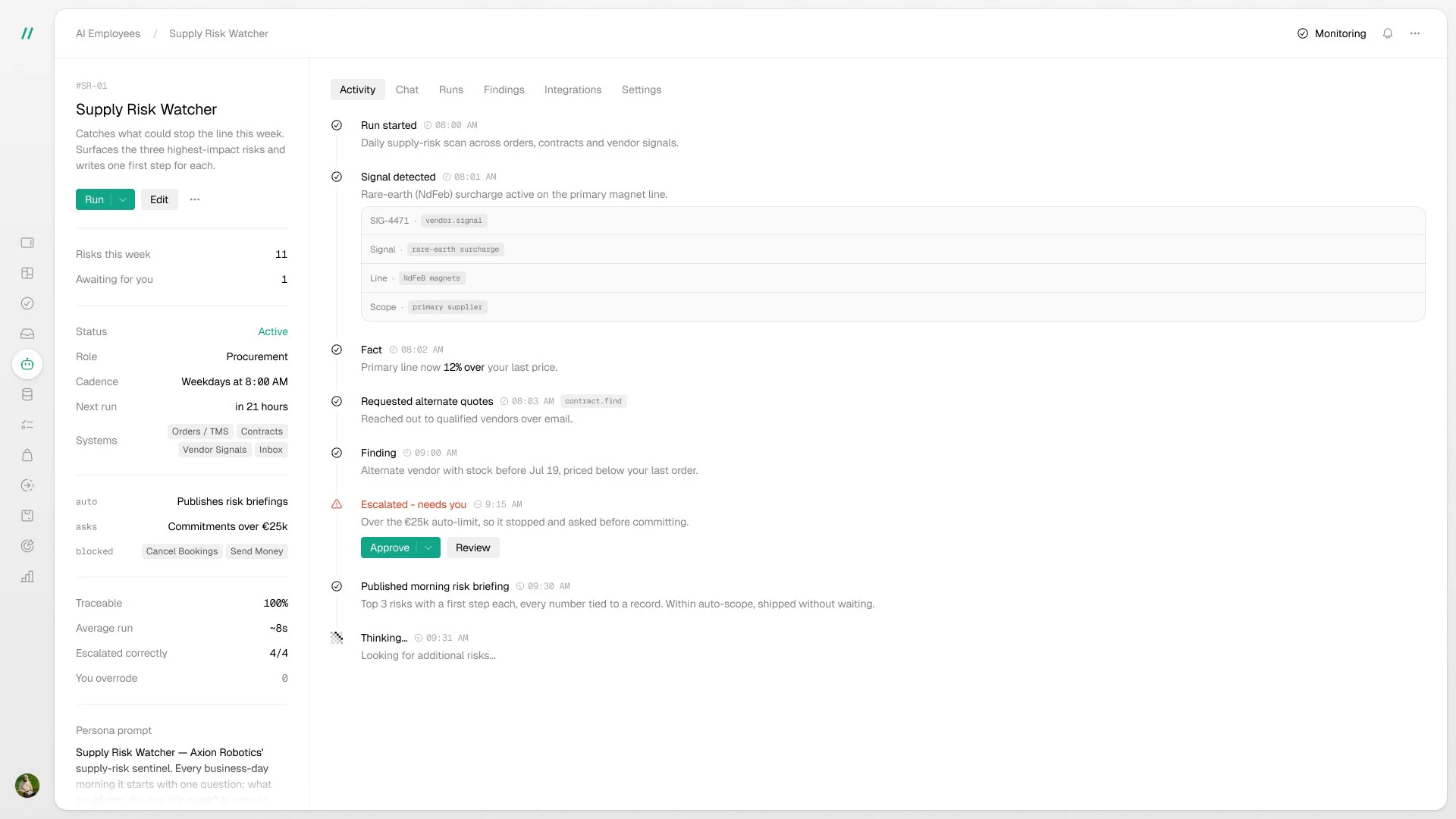 Spaceflow: Knowledge you can trace