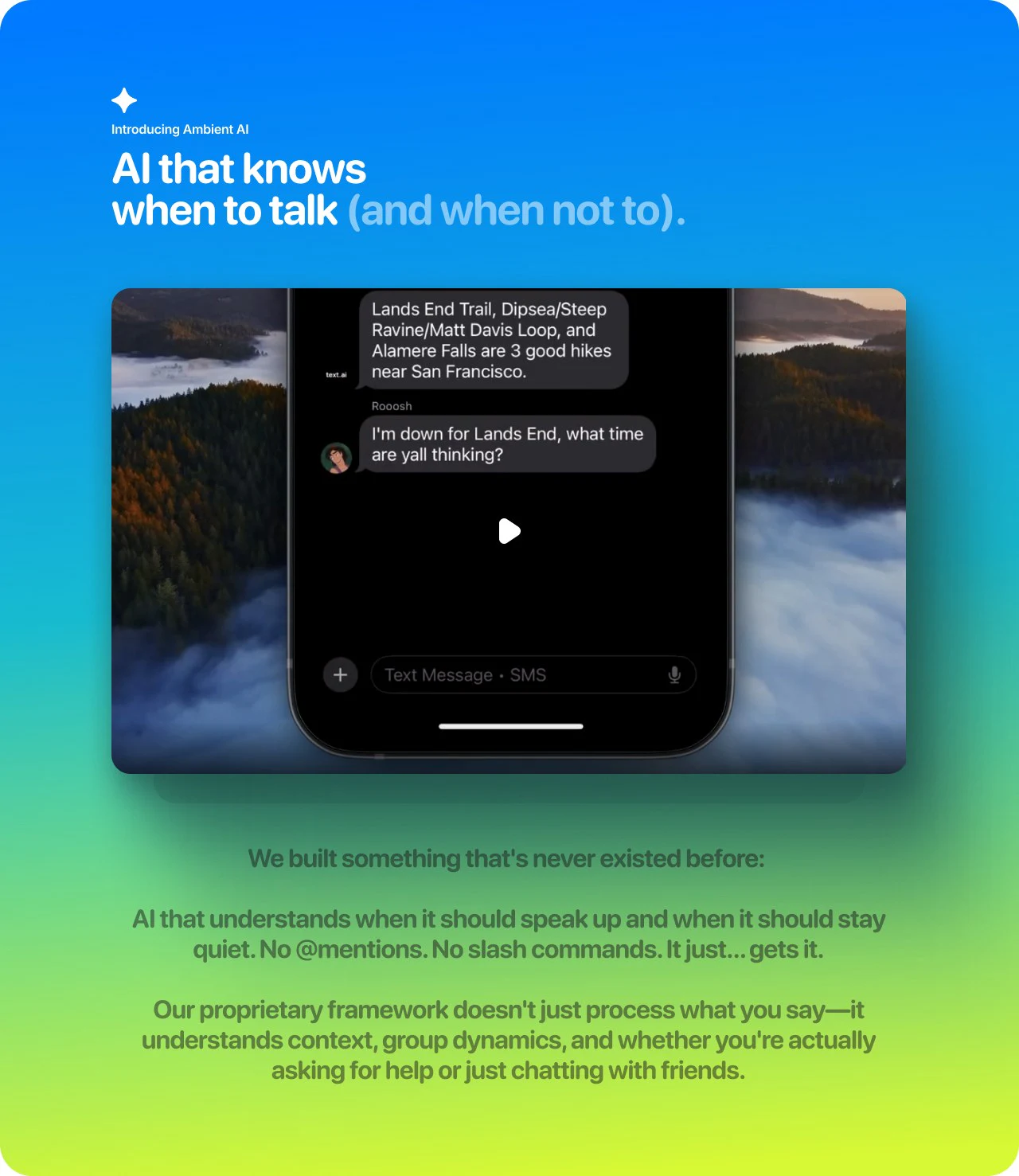 Text.AI: A site that tells the story