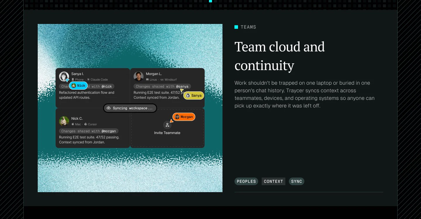 Traycer: One section per idea